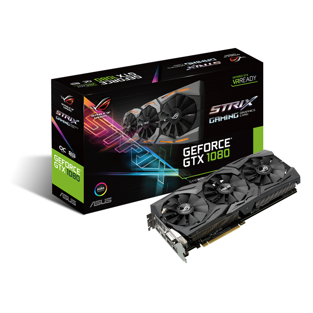 華碩ROG玩家共和國今日宣布於2016 COMPUTEX發表的STRIX GeForce GTX 1080旗艦電競顯示卡，將在本月中正式上市！