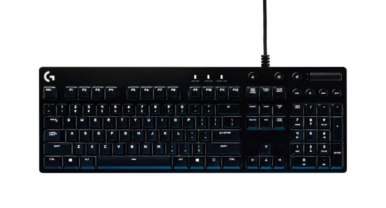 圖二：羅技G610 ORION BLUE背光機械遊戲鍵盤，頂級工藝的玩美呈現