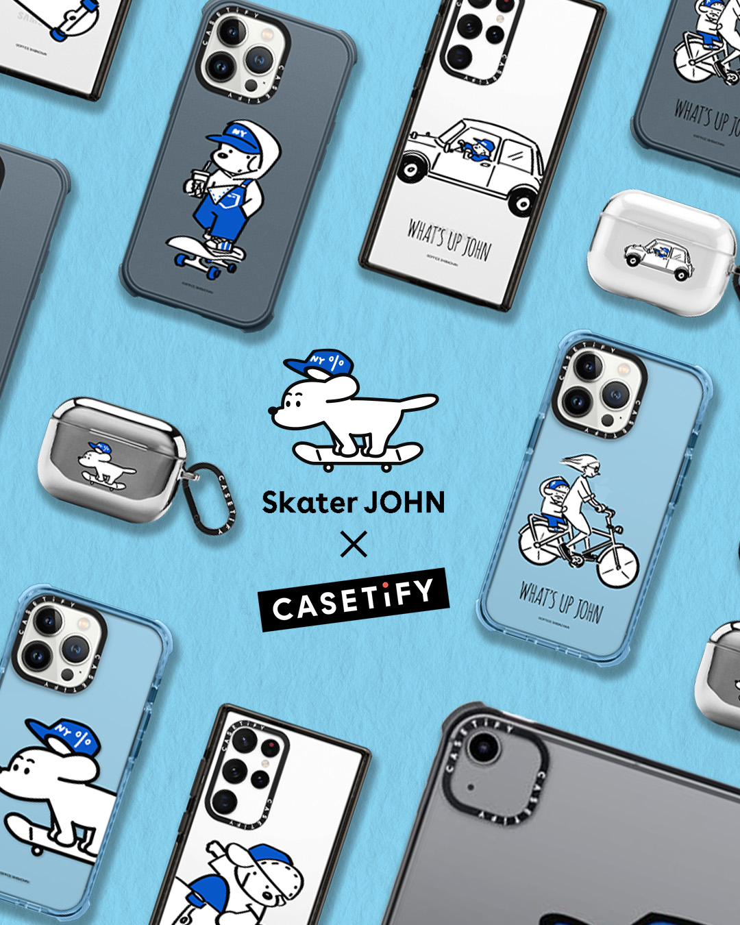 casetify スマホケース skater john - スマホアクセサリー