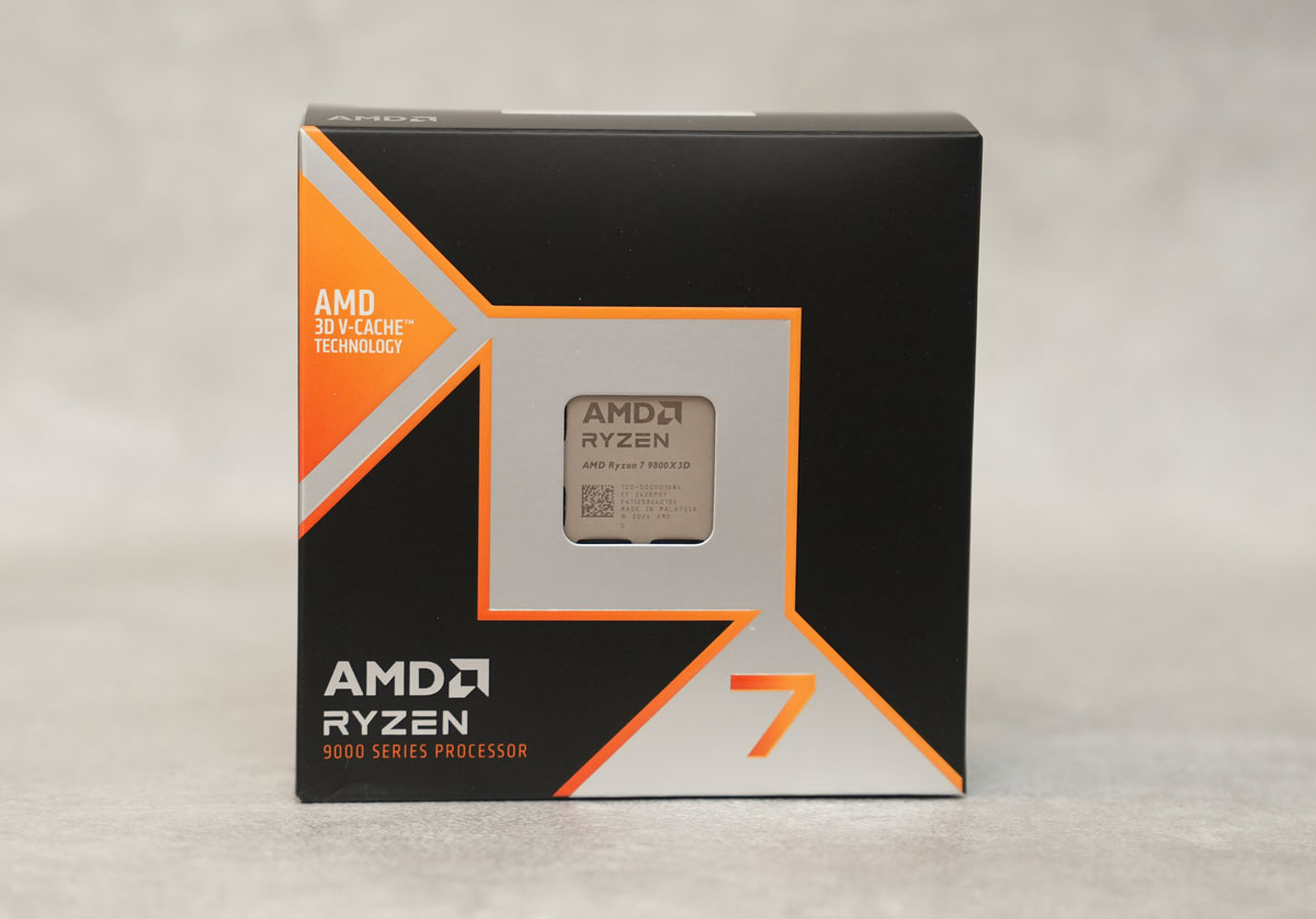 AMD Ryzen 7 9800X3D 動作未確認 No.2 AMD AMD Ryzen 7 9800X3D 開箱效能